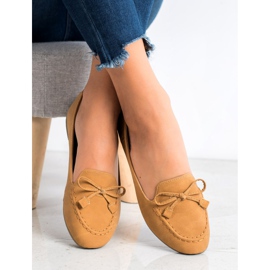 Nio Nio Bequeme Camel Loafer braun mehrfarbig 1