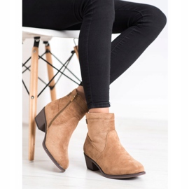 Camo Freizeitstiefel auf einem Pfosten beige 1