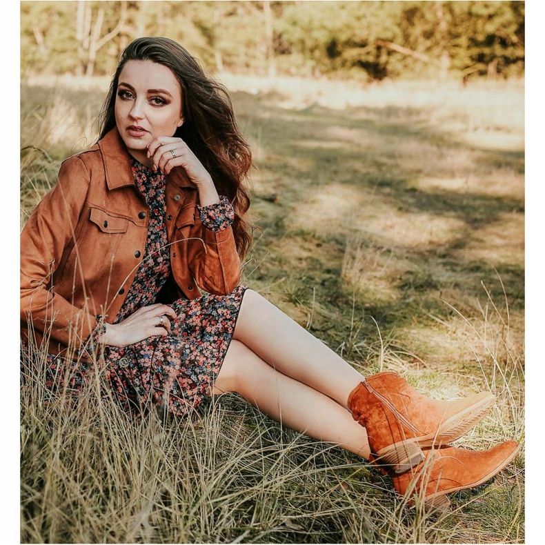 Cm Paris Cowboystiefel aus Wildleder braun 2