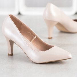 Goodin Modische Pumps beige 1