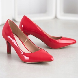 Goodin Lackierte Pumps rot 1