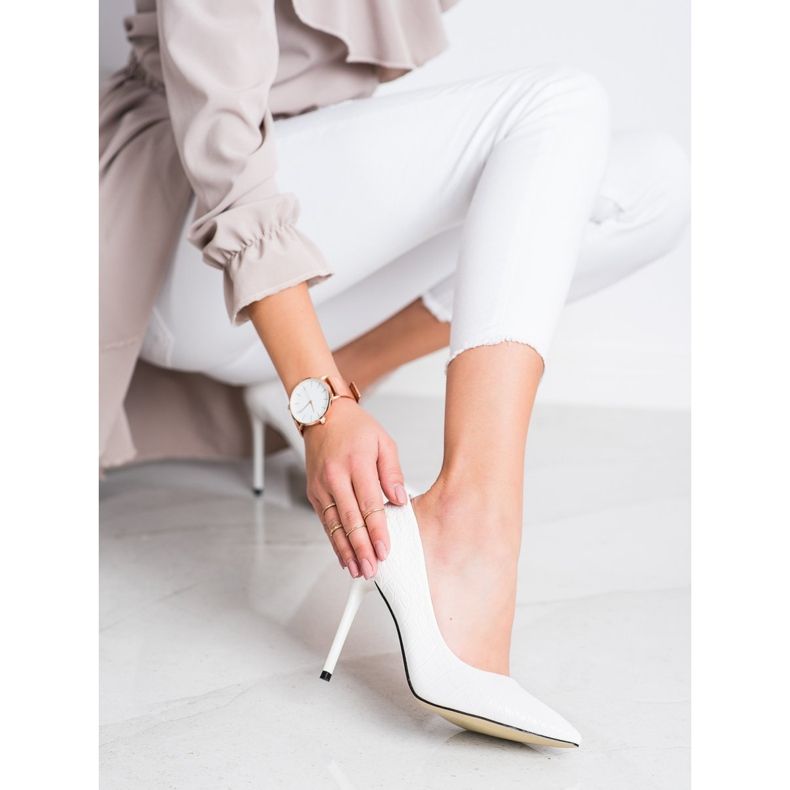 Goodin Modische High Heels weiß 1