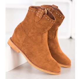 Super Mode Warme Cowgirls braun gelb 1