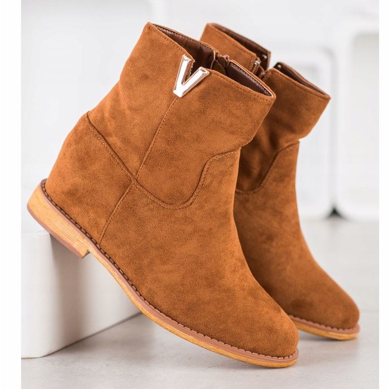 Sergio Todzi Elegante Keilstiefel braun 1