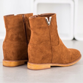 Sergio Todzi Elegante Keilstiefel braun 2