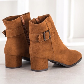 Sabatina Kamelstiefel mit Schnalle braun mehrfarbig 1