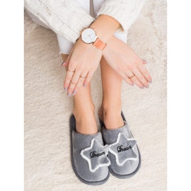 Bona Bequeme Traumhausschuhe grau 2