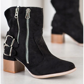 Bella Paris Schwarze Fashion Booties 1