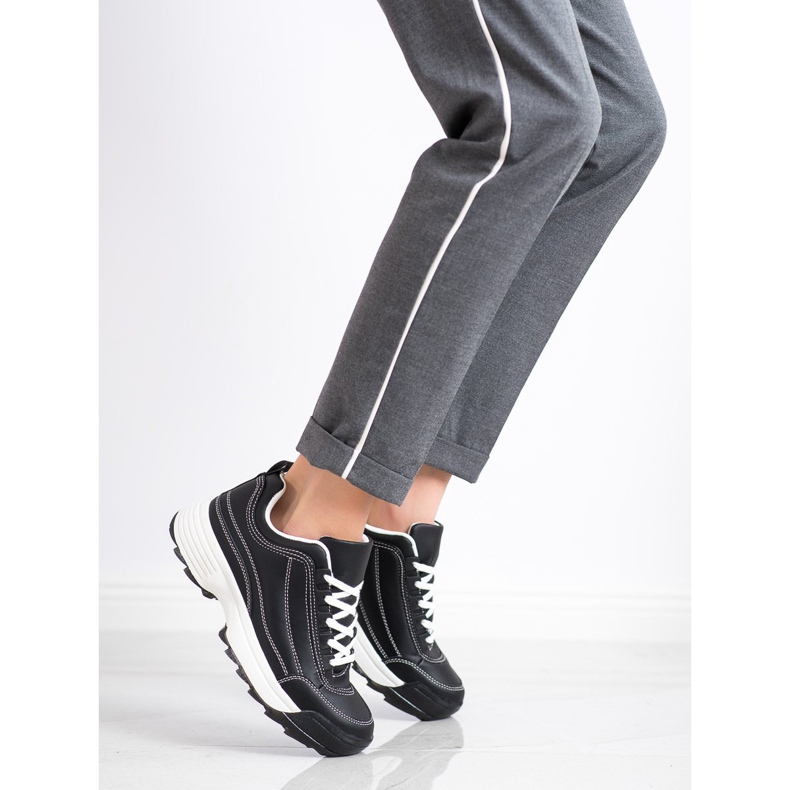 Kylie Modische Turnschuhe schwarz 1