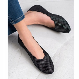 Filippo Elegante Lederballerinas schwarz 2