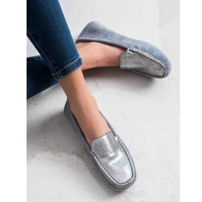 Filippo Loafer aus Leder blau 2