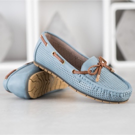 Kylie Bequeme Slipper braun blau 1