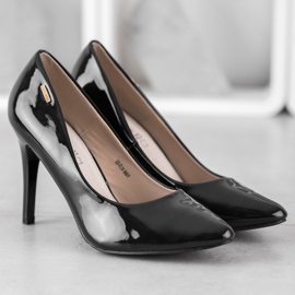 Goodin Lackierte Pumps schwarz 2