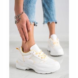 SHELOVET Klassische weiße Turnschuhe 2