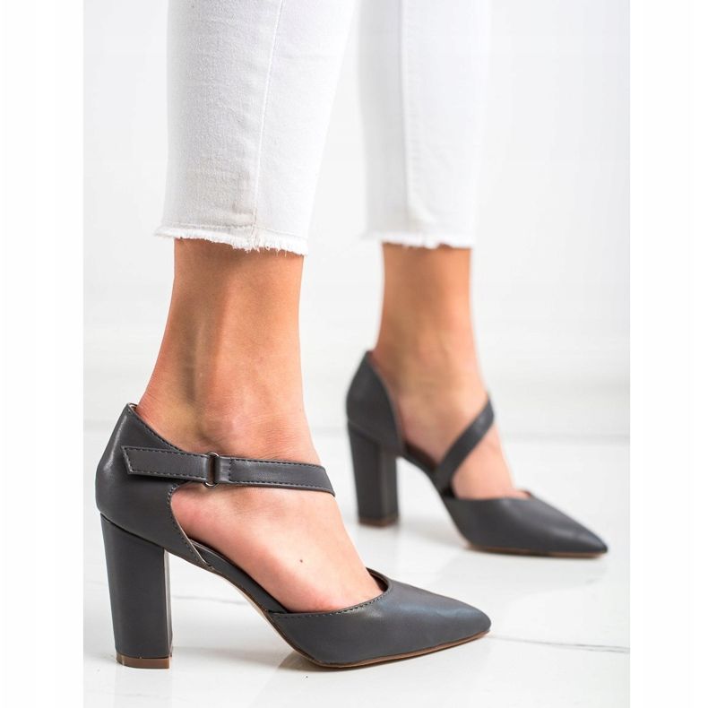 Sabatina Graphitpumps mit Öko-Leder mehrfarbig 2