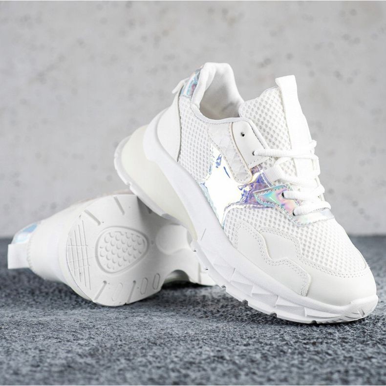 SHELOVET Modische Turnschuhe weiß 1