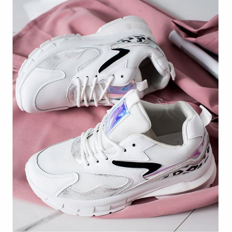 SHELOVET Bequeme Fashion Sneakers weiß 1