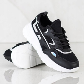 SHELOVET Lässige schwarze Turnschuhe 1