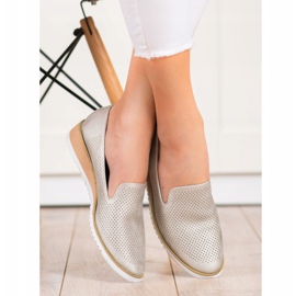 Goodin Durchbrochene Lederlords golden 1