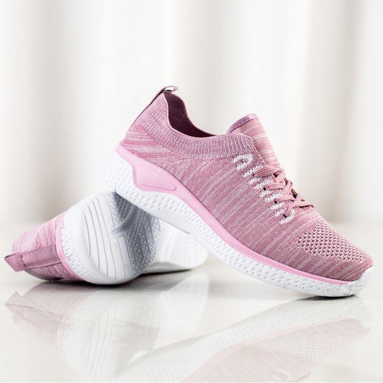 SHELOVET Sportschuhe zum Schnüren rosa 1