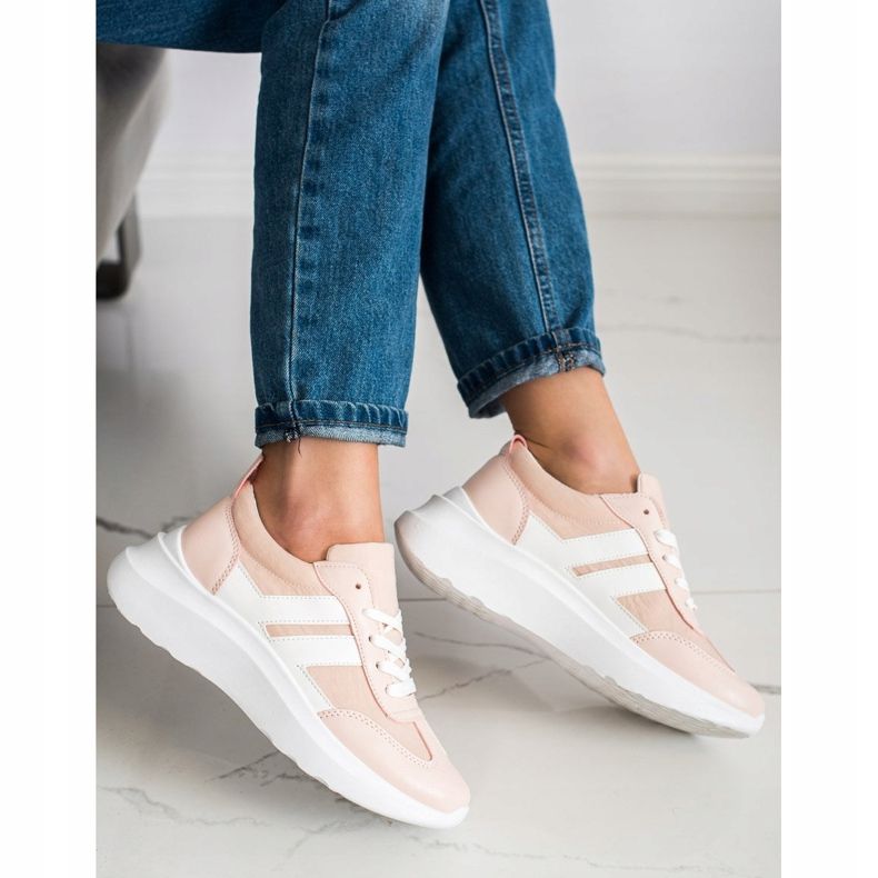 SHELOVET Plateau-Sportschuhe rosa 1