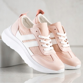 SHELOVET Plateau-Sportschuhe rosa 2