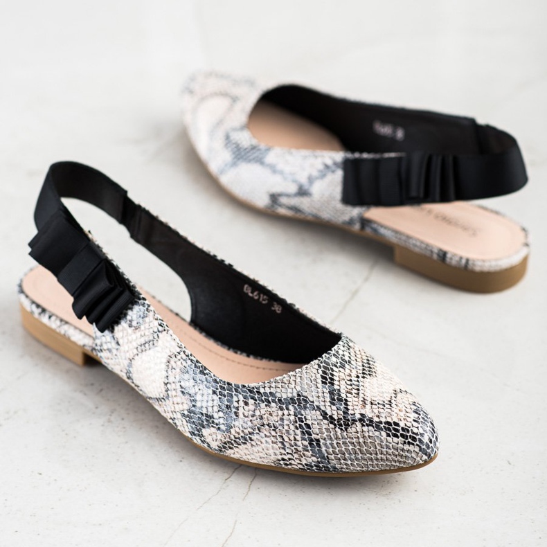 Sergio Leone Slip-on-Pumps mit Schleife mehrfarbig 2