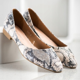 Sergio Leone Ballerinas mit Schlangenmuster mehrfarbig 2