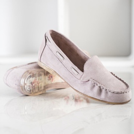 Graue Loafer von Sergio Leone beige 1