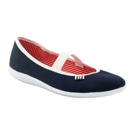 Damen Turnschuhe Tschechische Befado 493q002 marineblau weiß 1