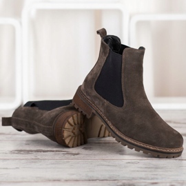 Filippo Chelsea-Stiefel aus Leder braun 1