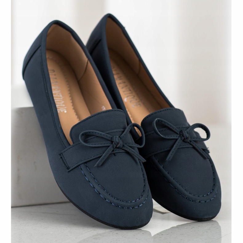 Diamantique Loafer aus Öko-Leder blau 1