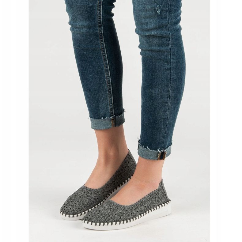 Filippo Ballerina in Blumen grau 1