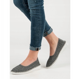 Filippo Ballerina in Blumen grau 2