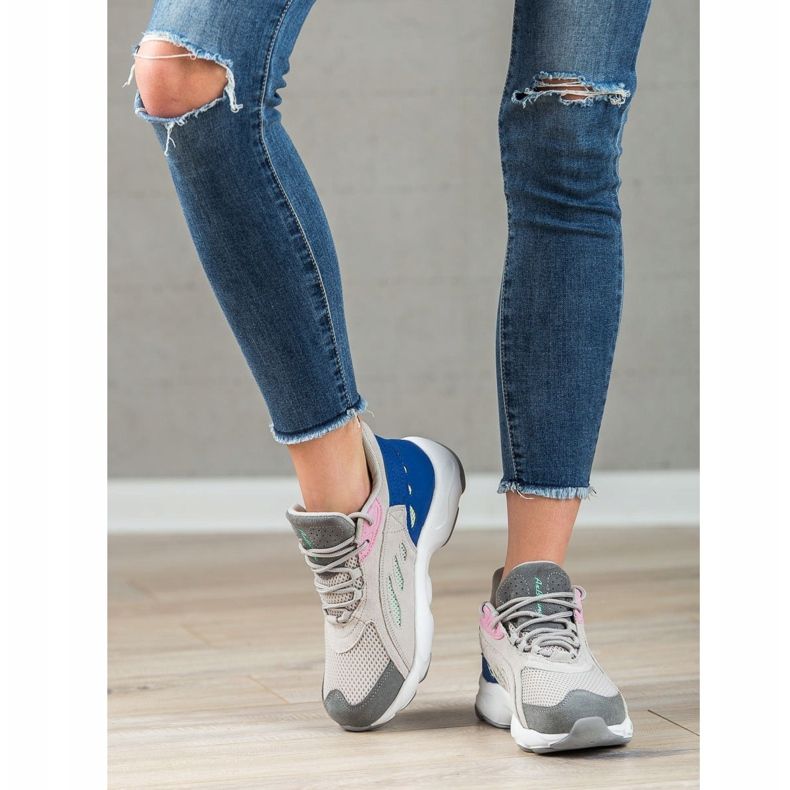 Ax Boxing Bequeme Sportschuhe grau mehrfarbig 2