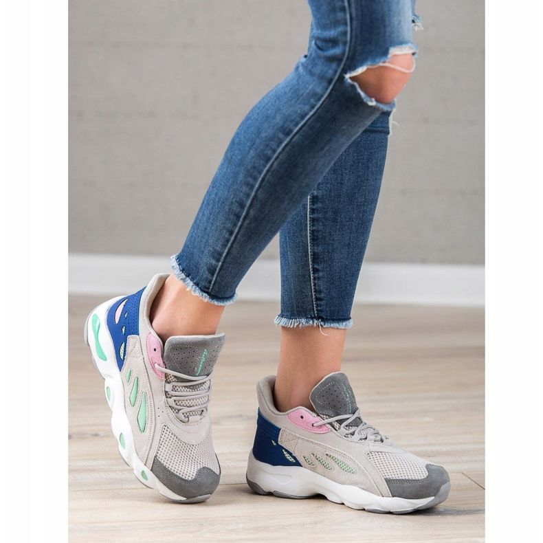 Ax Boxing Bequeme Sportschuhe grau mehrfarbig 1