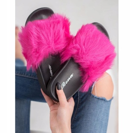 SHELOVET Stilvolle Hausschuhe violett 2