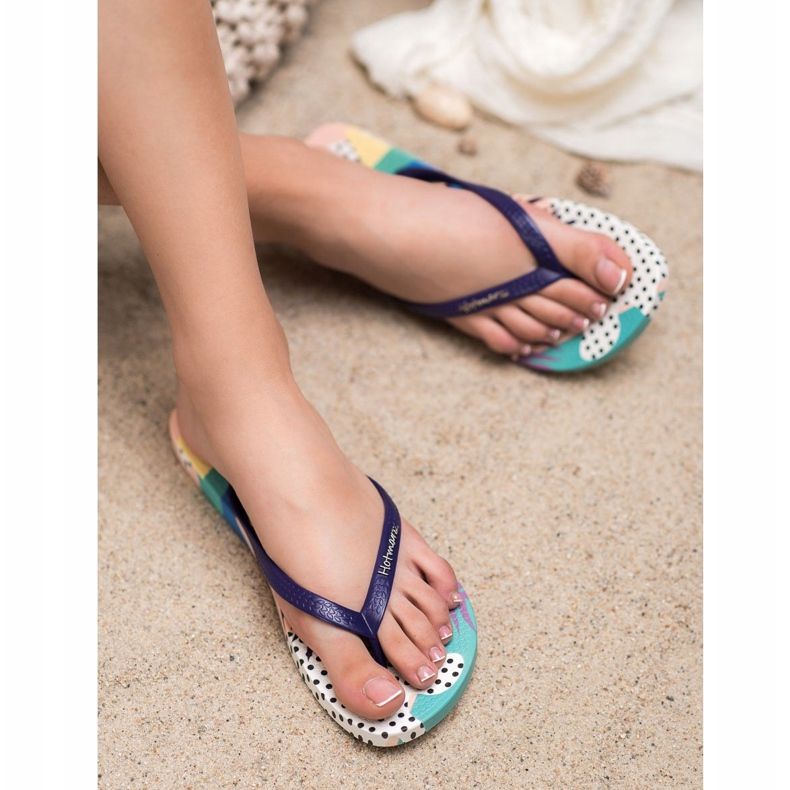 HOTMARZZ Gemusterte Flip-Flops mehrfarbig 2