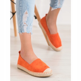Anesia Paris Bequeme Espadrilles aus Wildleder orange 1