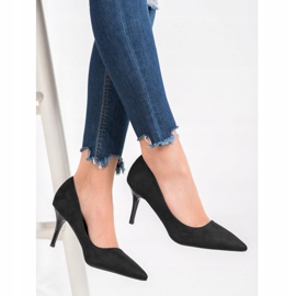 Small Swan Lässige High Heels schwarz 1