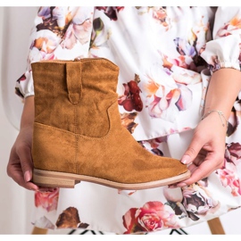 Seastar Warme Cowboystiefel am Keil braun 2