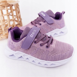 Kinder Sportschuhe Sneaker Big Star HH374183 Violett lila 2