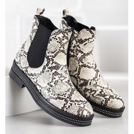 SHELOVET Stiefel auf der Plattform mit Zirkonia mehrfarbig 1