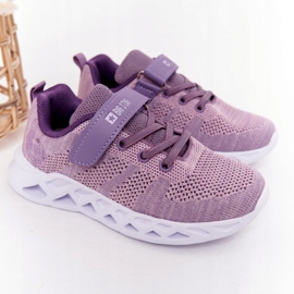 Kinder Sportschuhe Sneaker Big Star HH374183 Violett lila 1
