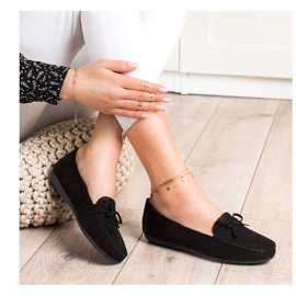 Best Shoes Lässige Wildleder-Loafer schwarz 1