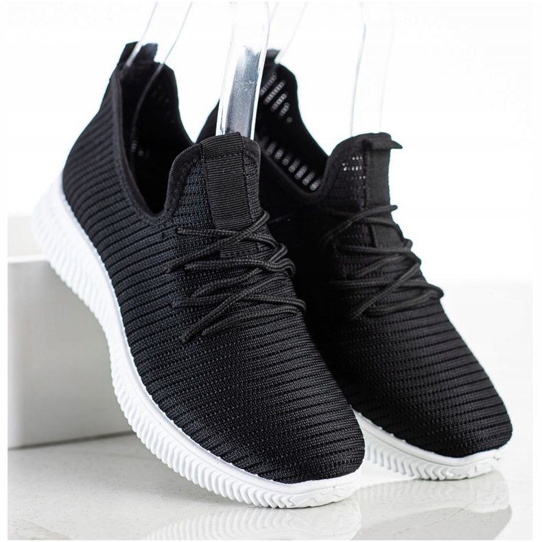 SHELOVET Bequeme Slip-On Sneakers schwarz 1