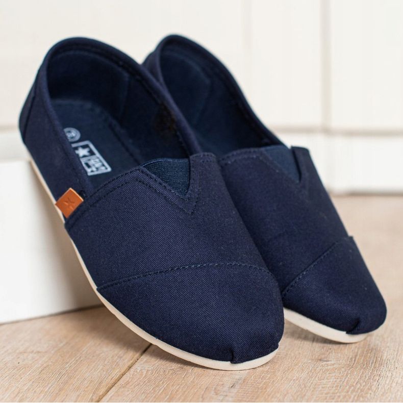 SHELOVET Slip-on-Turnschuhe in Marineblau 1