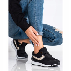 SHELOVET Schwarze Sportschuhe 2