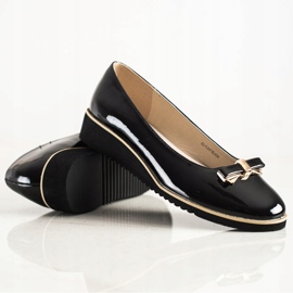 Goodin Schwarze Brogues mit Schleife 1