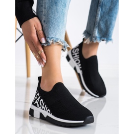 Filippo Modische Slip-On-Sneakers schwarz 2